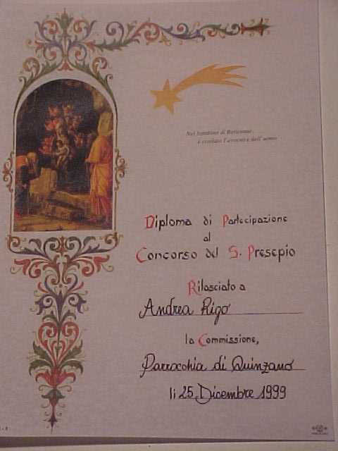 Descrizione: Descrizione: Descrizione: G:\Tiziano Rigo\Web\quinzanoverona\html\Presepio\Diploma_Andrea_Rigo.jpg